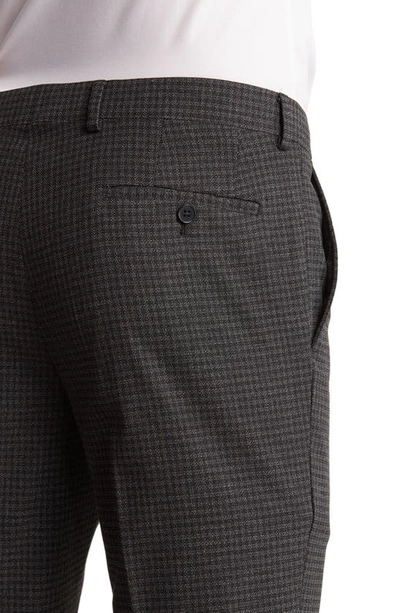 Savile Row Co Gray Check Notch Lapel Two-piece Suit Set In Grey