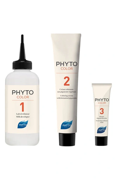 Shop Phyto Color Permanent Hair Color In 3 Dark Brown