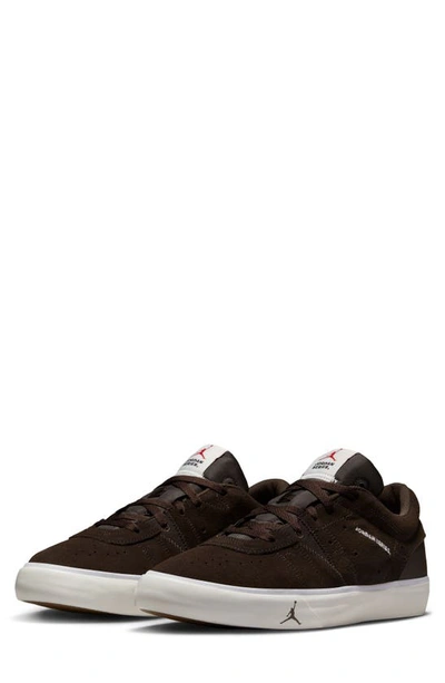 Shop Jordan Nike  Series Es Sneaker In Dark Chocolate/ Sail/ Red
