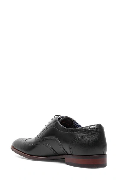 Shop Stacy Adams Kaine Wingtip Oxford In Black