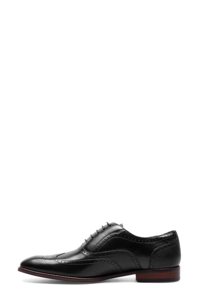 Shop Stacy Adams Kaine Wingtip Oxford In Black