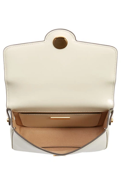 Tory Burch Robinson Spazzolato Shoulder Bag In Shea Butter