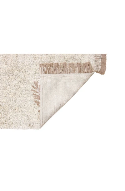 Lorena Canals Pine Forest Washable Cotton Rug In Brown Tones