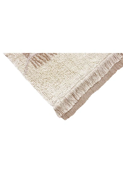 Lorena Canals Pine Forest Washable Cotton Rug In Brown Tones