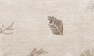 Lorena Canals Pine Forest Washable Cotton Rug In Brown Tones