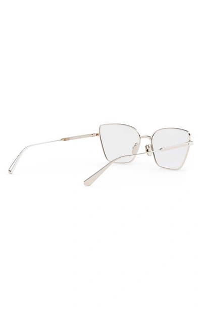 Shop Dior Gemo B2u 57mm Butterfly Optical Glasses In Shiny Rose Gold