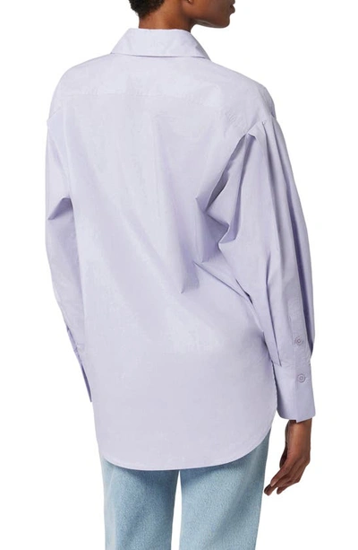 Equipment Quinne Embroidered Cotton Shirt In Languid Lavender
