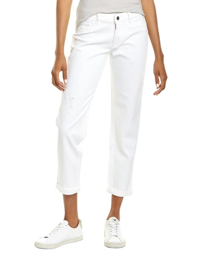 Shop Dl1961 Premium Denim Riley Norton Boyfriend Straight Jean In White