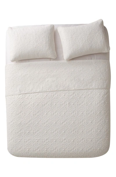 Shop Vcny Home Caroline Embossed Floral Quilt Set In White