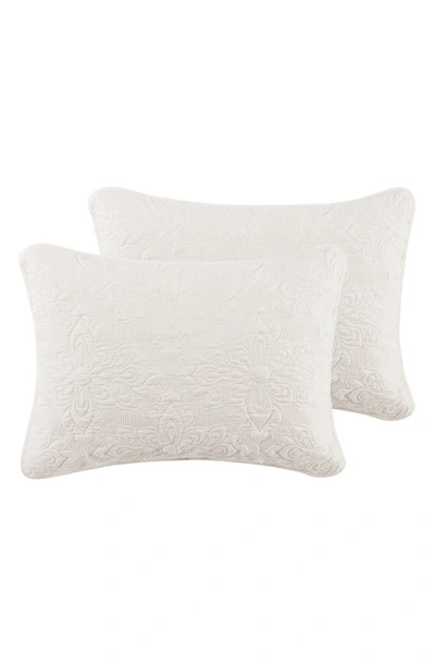 Shop Vcny Home Caroline Embossed Floral Quilt Set In White