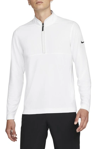 Shop Nike Dri-fit Victory Half Zip Golf Pullover In White/ Photon Dust/ Black