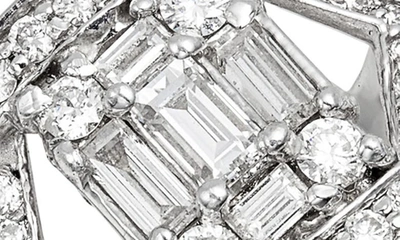 Shop Mindi Mond Clarity Lattice Diamond Ring In 18kwg