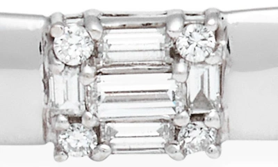 Shop Mindi Mond Clarity Diamond Station Bracelet In 18kwg