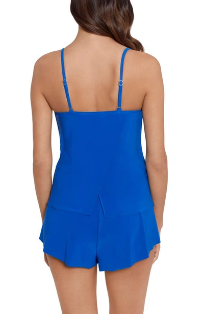 Shop Magicsuit ® Mila One-piece Romper Swimsuit In Sapphire