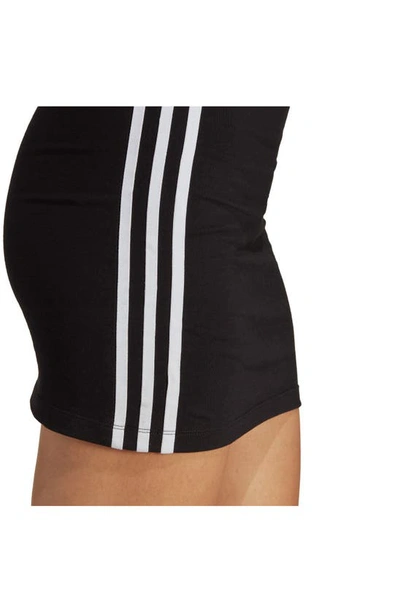 Shop Adidas Originals 3-stripe Dress In Black