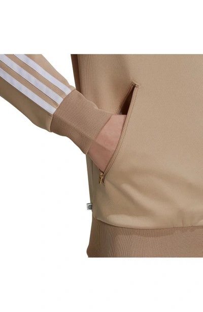 Adidas Originals Sst Track Jacket In Beige