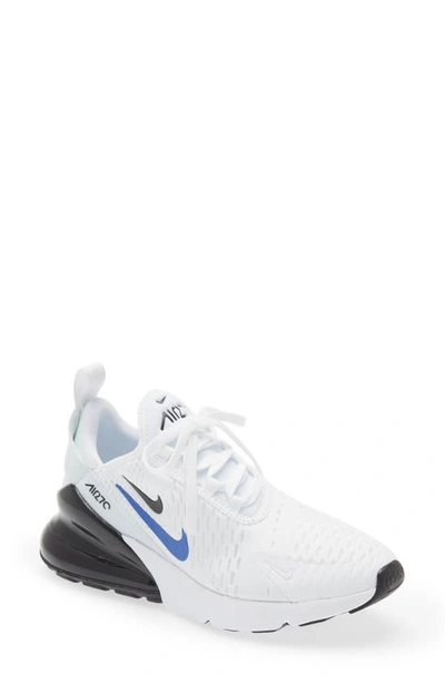 Nike Kids' Air Max 270 Sneaker In White/ Black/ Royal/ White | ModeSens