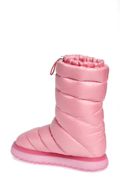 Shop Moncler Gaia Pocket Puffer Snow Boot In Pink