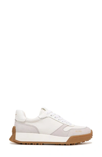 Sam Edelman Layla Womens Lace-up Suede Athletic And Training Shoes In White Multi