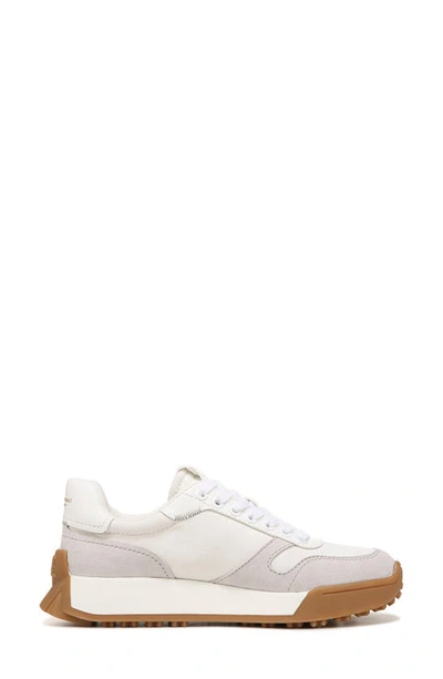 Sam Edelman Layla Womens Lace-up Suede Athletic And Training Shoes In White Multi