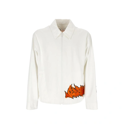 Shop Off-white Neen Harrington Jacket In White