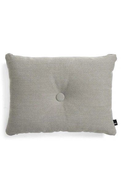 Shop Hay Dot Wool Blend Accent Pillow In Grey