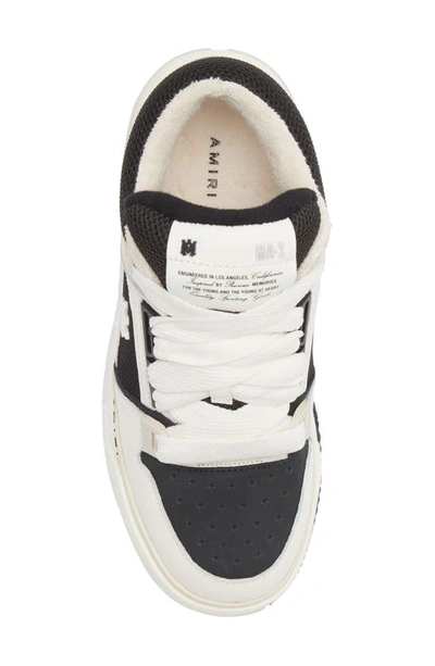 Amiri Two-tone Ma-1 Sneakers In Black And White | ModeSens