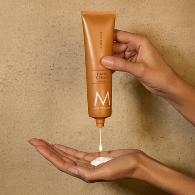 Shop Moroccanoil Hand Cream Bergamot Frache In Amber Noir - 3.4 Fl oz | 100 ml