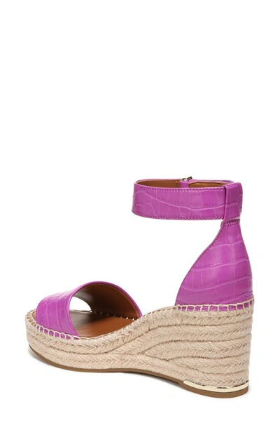 Shop Franco Sarto Clemens Platform Wedge Sandal In Hyacinth Purple