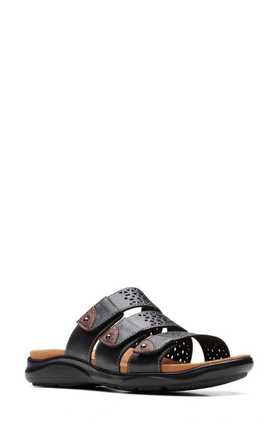 Shop Clarks Kitly Walk Sandal In Black