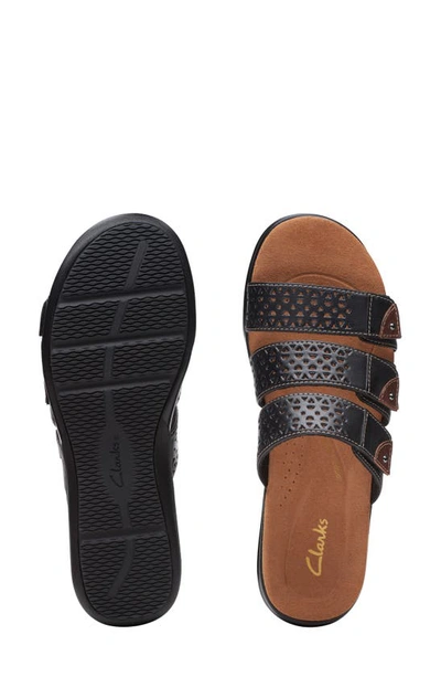 Clarks Kitly Walk Sandal In Black