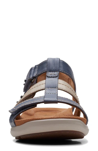 Shop Clarks Kitly Step Sandal In Denim Combi