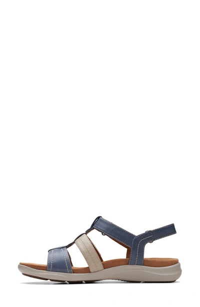 Clarks Kitly Step Sandal In Denim Combi