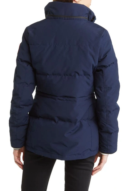 Canada Goose Chelsea Hooded Quilted Shell Down Jacket In Atlantic Navy