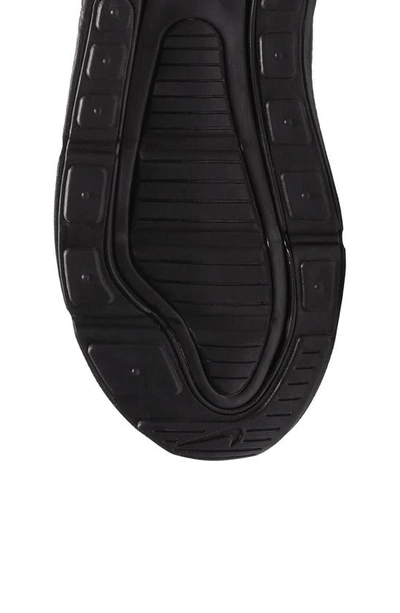 Shop Nike Kids' Air Max 270 Sneaker In Black/ Black/ Black