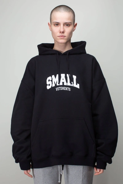 Small Hoodie In Nero