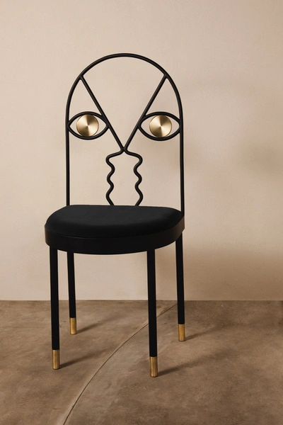 Shop Jonathan Simkhai Henri Chair In Black