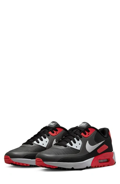 Shop Nike Air Max 90 Golf Shoe In Iron Grey/ White/ Black