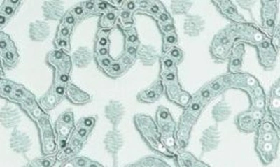Tadashi Shoji Sequin Lace Cocktail Dress In Mint