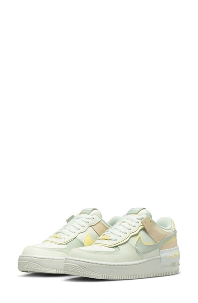 Shop Nike Air Force 1 Shadow Sneaker In Sail/ Light Silver/ Citron