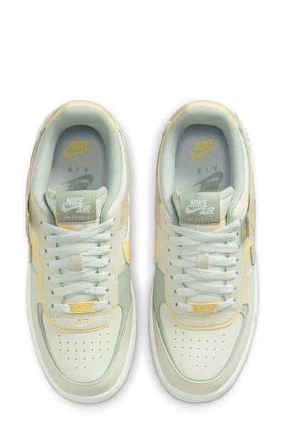 Shop Nike Air Force 1 Shadow Sneaker In Sail/ Light Silver/ Citron