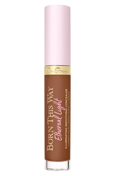 Shop Too Faced Born This Way Ethereal Light Concealer In Milk Chocolate