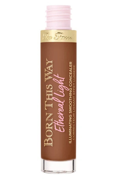 Shop Too Faced Born This Way Ethereal Light Concealer In Milk Chocolate