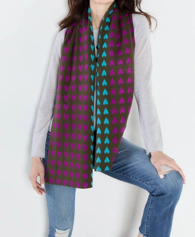 Shop Lisa Todd Love Lines Scarf In Multi