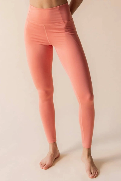 Shop Girlfriend Collective Compressive High Rise Legging In Primrose In Pink