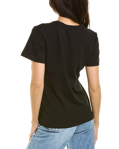 Shop Ted Baker Malom Branded Foil T-shirt In Black