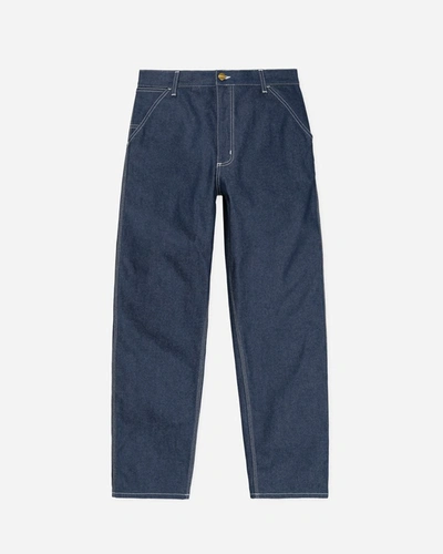 Shop Carhartt Simple Pant In Blue