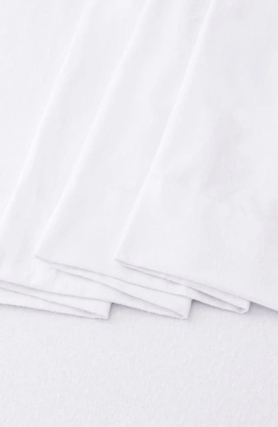 Woven & Weft Cotton Solid Flannel Sheet Set In Winter White