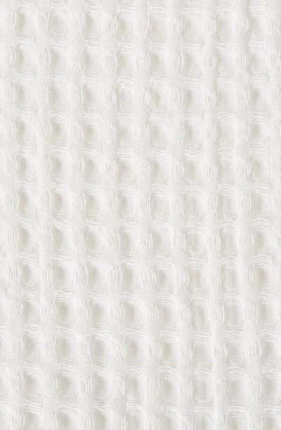 Woven & Weft Super Soft Cotton All-season Waffle Weave Throw In White