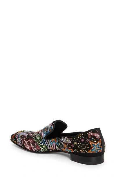 Shop Christian Louboutin Dandy Chick Starlight Embellished Loafer In Multi